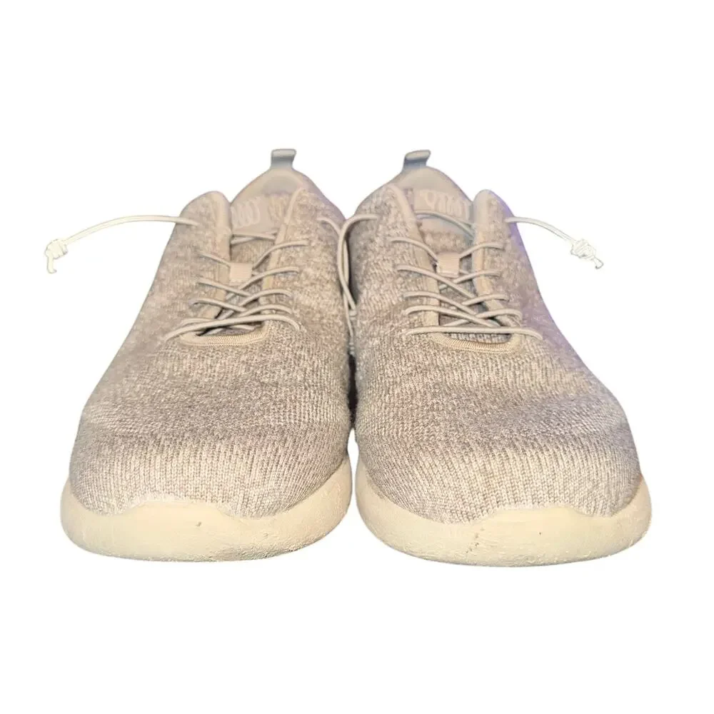 Woolloomooloo Belmont Merino Sneakers Men's Size 13 Natural Gray Knit Shoes